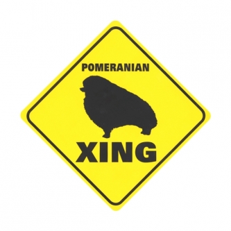 Pomeranian Crossing Sign
